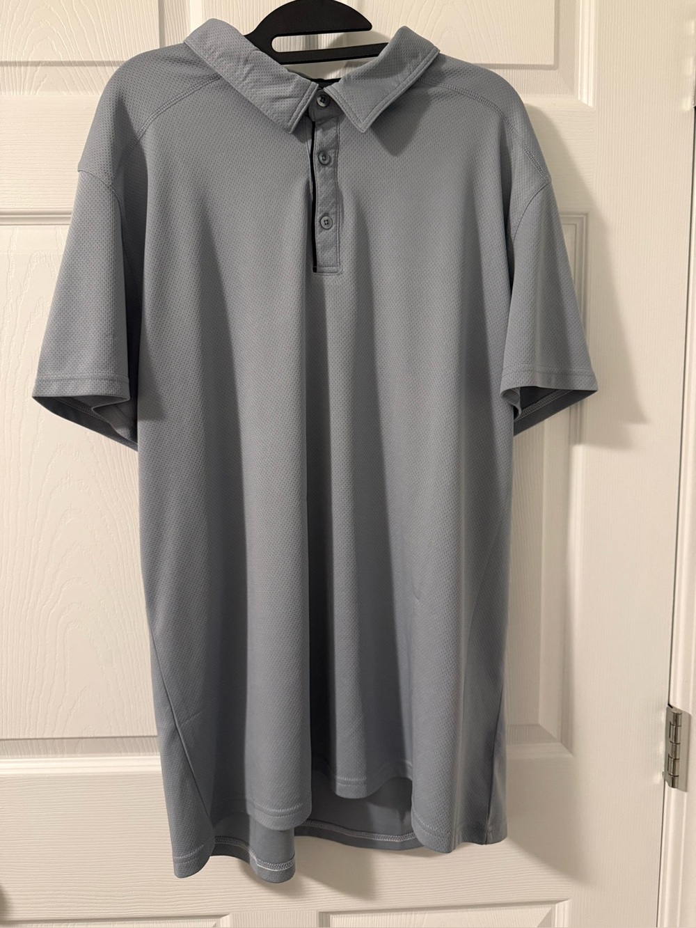Warehouse One Men’s Performance Polo Shirt Gray Moisture Wicking XXL Tall